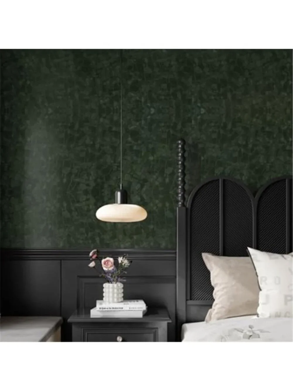 Dark Green Peel Stick Wallpaper Removable Self Adhesive Vinyl Waterproof Roll